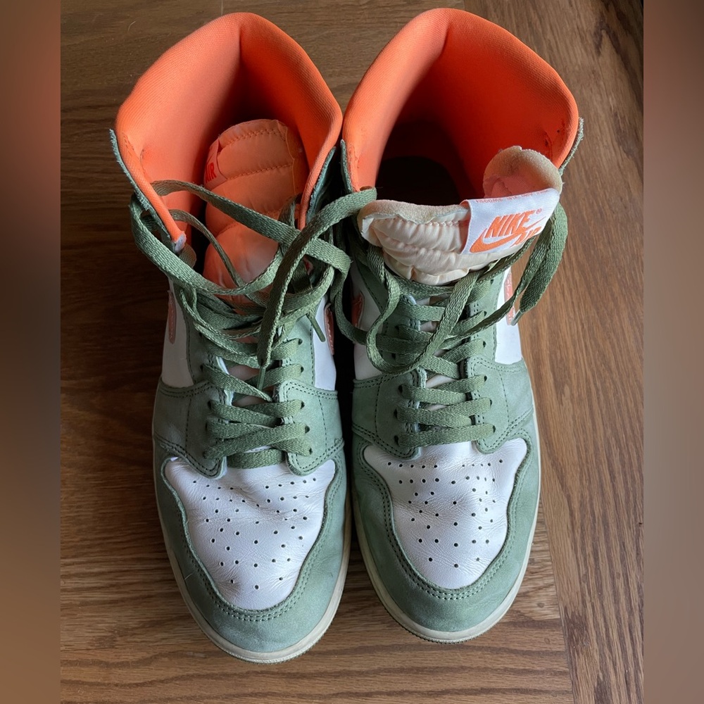 Nike Air Jordan 1 Retro High Og Craft Celadon-Sky J-Olive Sz 13